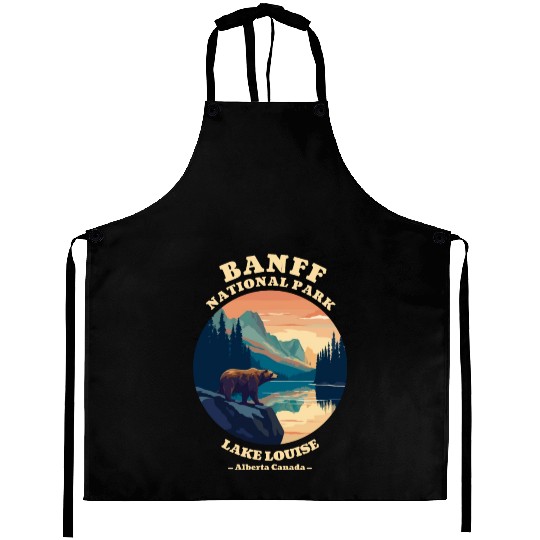 Vintage Retro Canadian Banff National Park Aprons