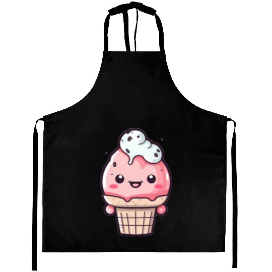 Embrace the Sweetness of our Cute Soft Ice Cream Aprons
