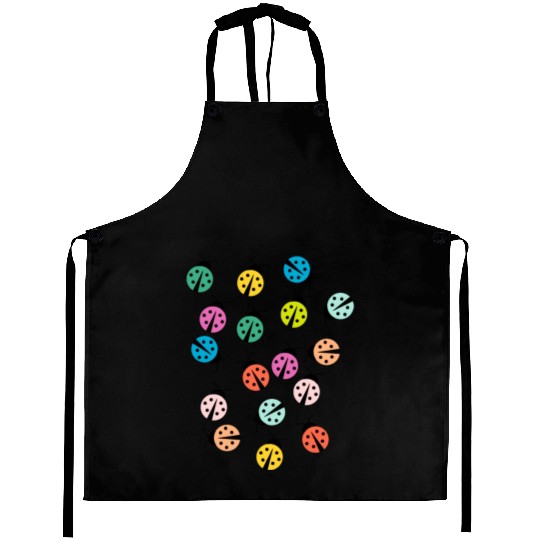 Cute and colorful ladybug Aprons