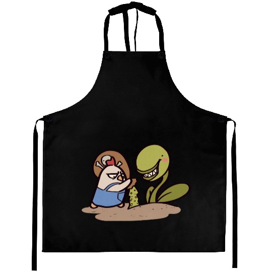 Angry Chicken Fertilizing Plant Aprons