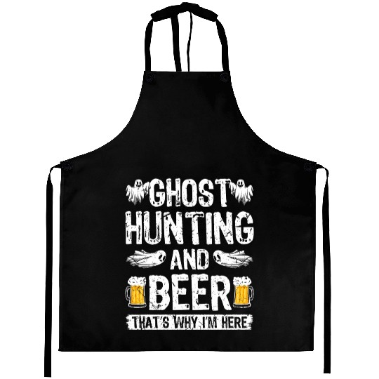 Ghost Hunting Paranormal Researcher Ghost Aprons