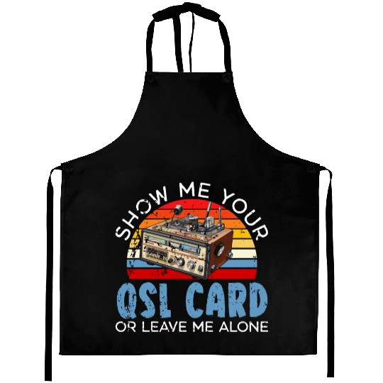 Ham Radio Operator Morse Code Radioactivity Aprons