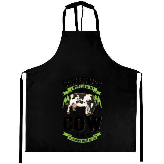 Cow Cattle Breeder Farmer Cows Aprons