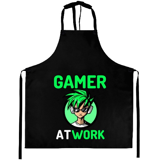Gamer At Work travel nature Aprons