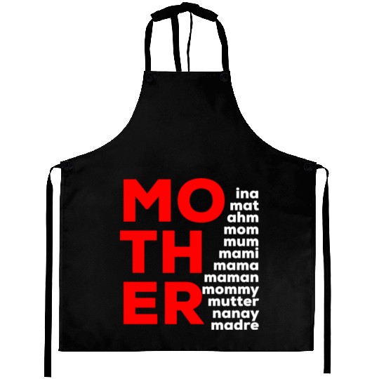 Mom names from all over the world green Aprons