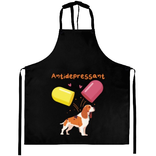Antidepressant, Cavalier King Charles Spaniel Aprons