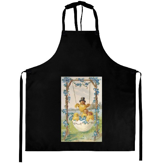 Vintage Easter Card Aprons