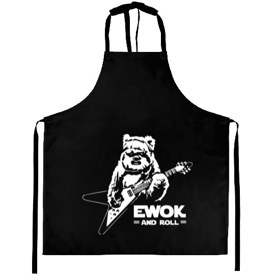 New Ewok And Roll Guitar Funny Aprons