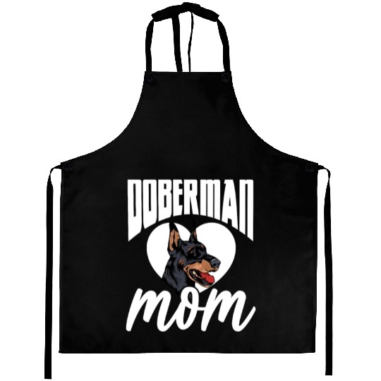 Doberman Mom Aprons