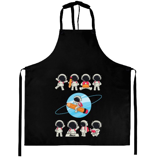 WINKYES - Funny Astronauts Aprons