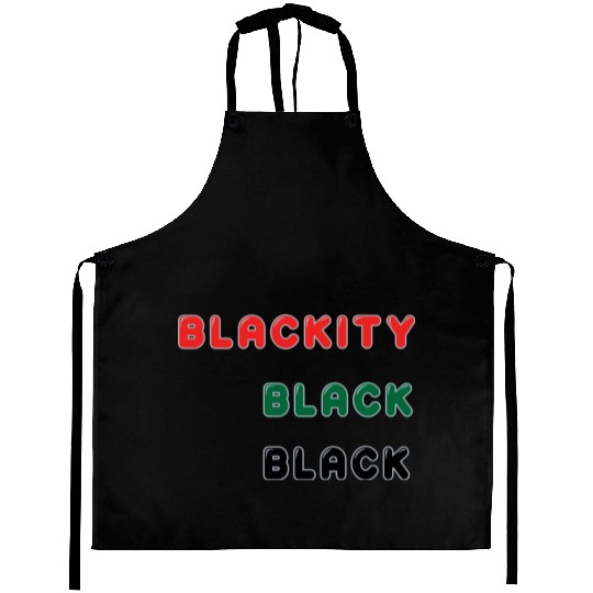Blackity Black Black Aprons