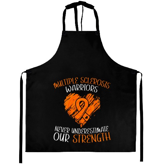 MS Warriors Never Underestimate Our Strength Aprons