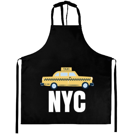 Nyc New York City Taxi Travel Usa Cities Aprons