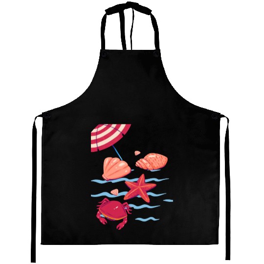 "Beach Bliss Aprons: Embrace Summer with Style"