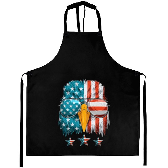 Patriots America Ealge Stars and Stripes US Pride Aprons
