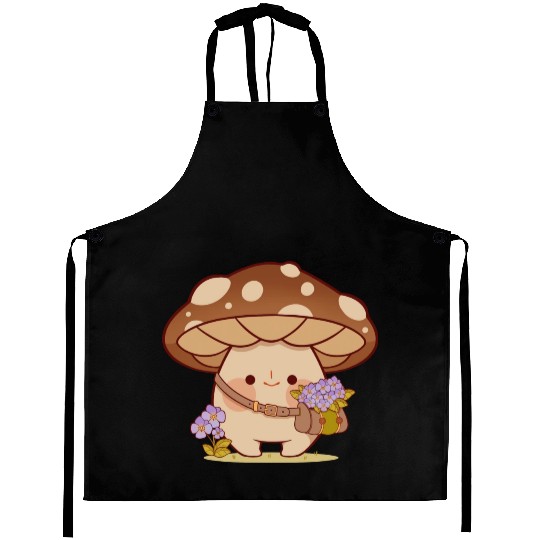 Flower Picking Mushroom Aprons