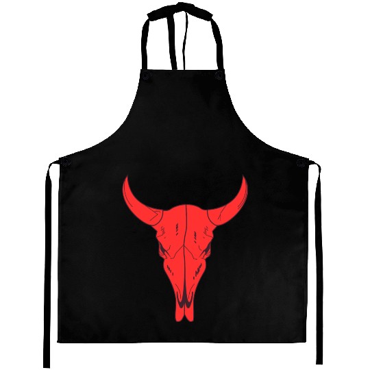 RED CUTE GOAT Aprons