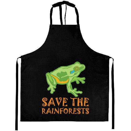 Save The Rainforests Tree Frog Aprons