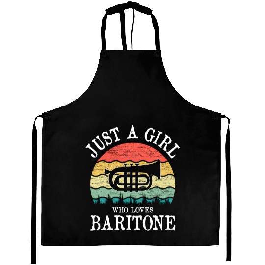 Just A Who Loves Baritone Aprons