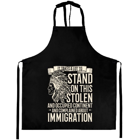 Aboriginal Indians Indigenous Native American Day Aprons