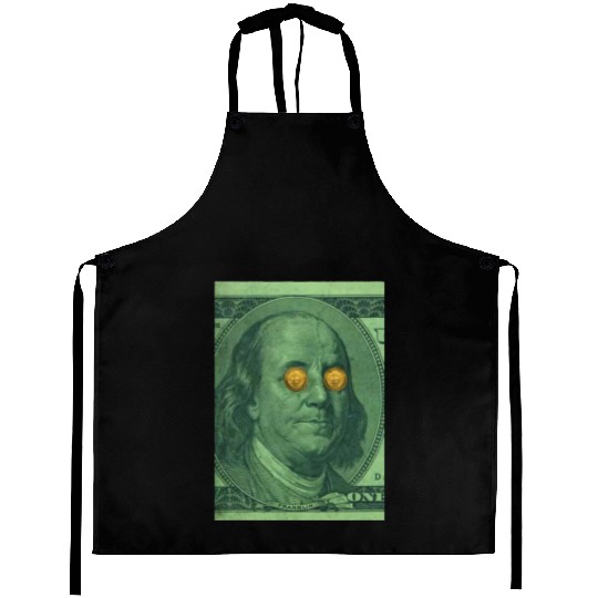 Benjamin Franklin Bitcoin Aprons
