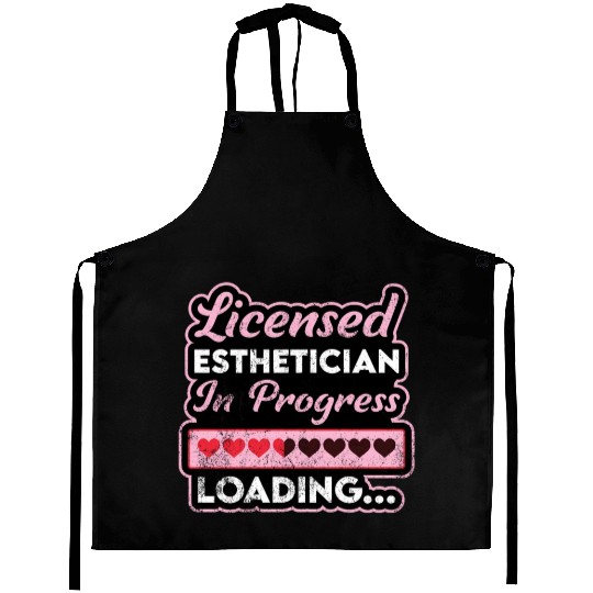Licensed Esthetician In Progress Future Estheticia Aprons
