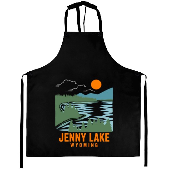 Jenny Lake Wyoming Aprons
