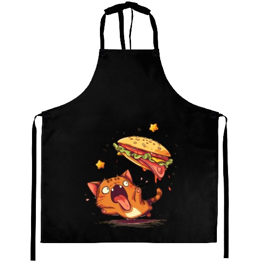 Cat and Taco A Perfectly Delicious Pair Aprons