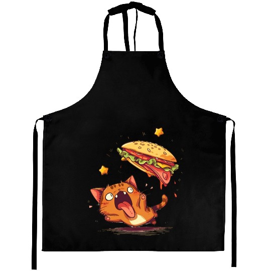 Cat and Taco A Perfectly Delicious Pair Aprons