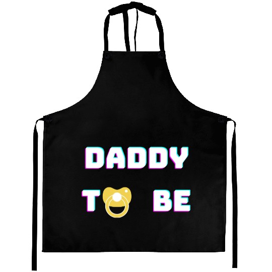 Daddy To Be green Aprons