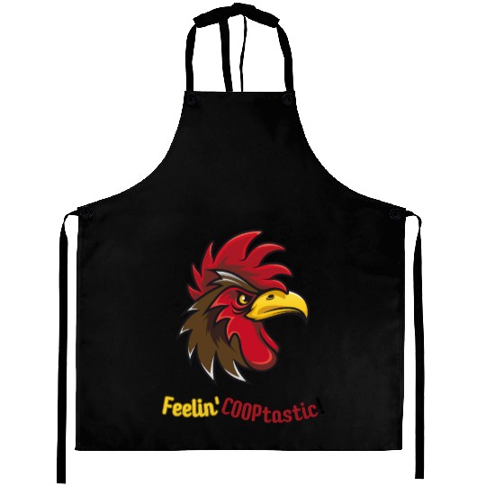Proud rooster - alpha, majestic and confident Aprons