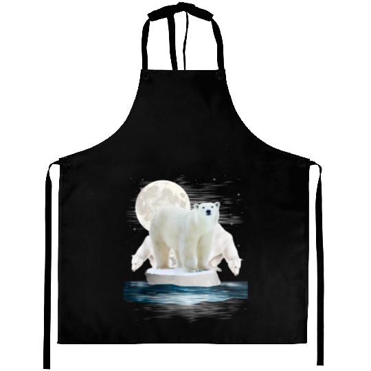 Polar Bear Lover design, Wildlife Zoo Animal Lover Aprons
