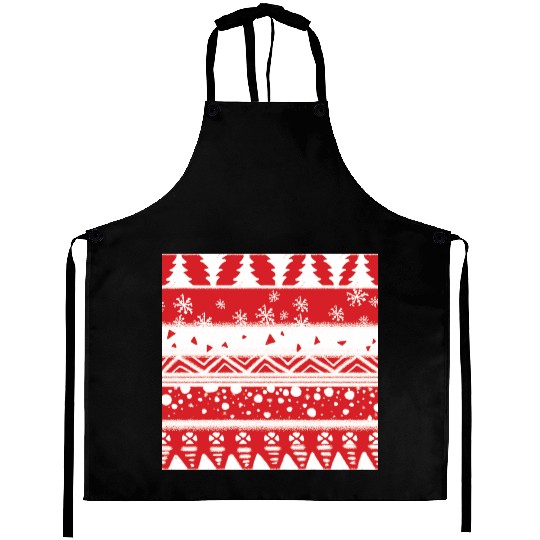 NOEL đỏ Christmas Wishes Aprons