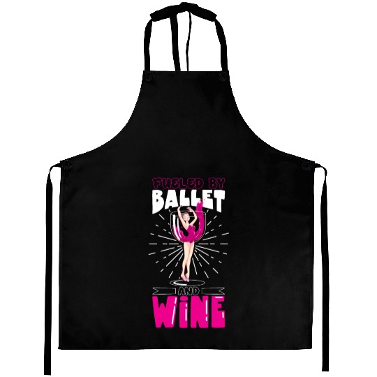 Ballet Ballerina Dance Dancer Dancing Ballet Gift Aprons