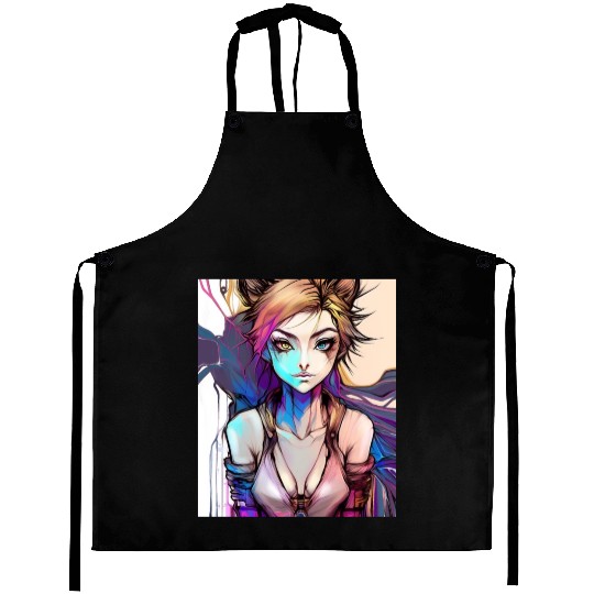 lady punk Aprons