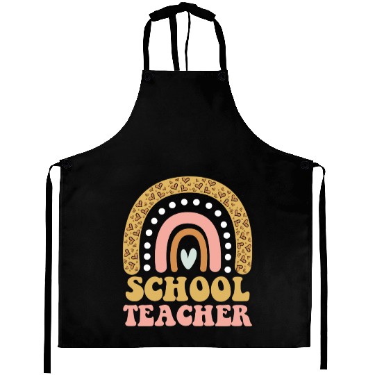 School Teacher Rainbow School Teachers Aprons