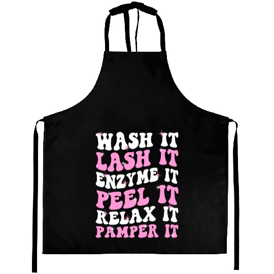 Cute Licensed Esthetician Skincare Aprons