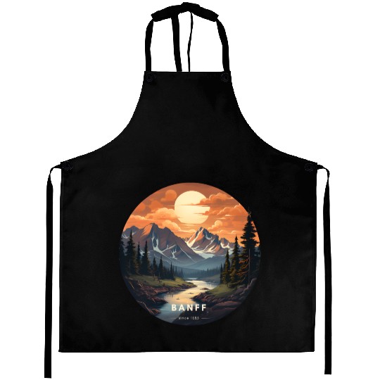 Banff sunset Aprons