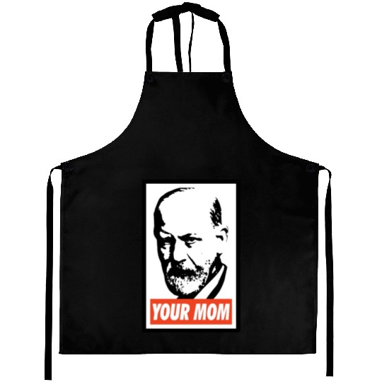 Sigmund Freud Your Mom Aprons