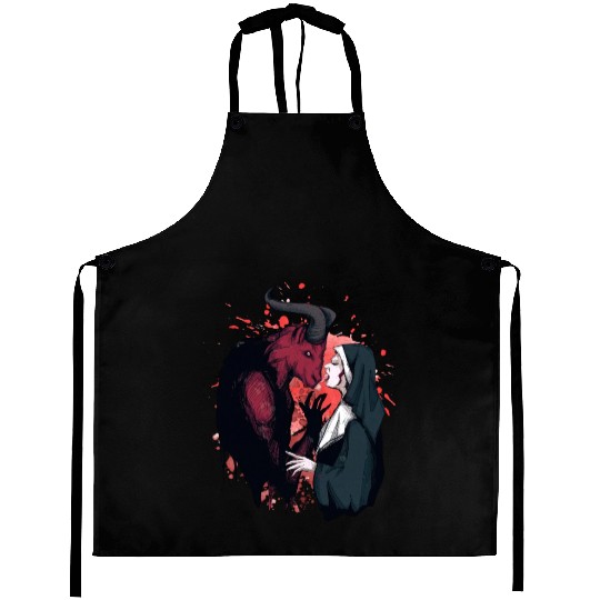 Forgive me father - possessed by devil Aprons