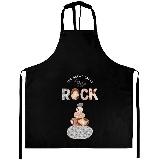 Great Lakes Rock Colored Rock Stack Petoskey Stone Aprons