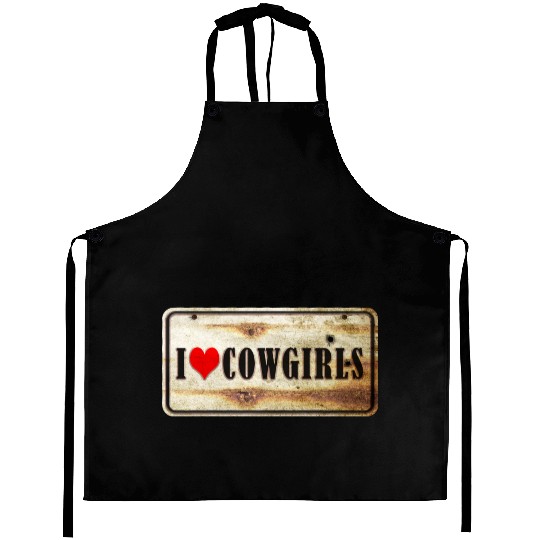 I love cowgirls Aprons