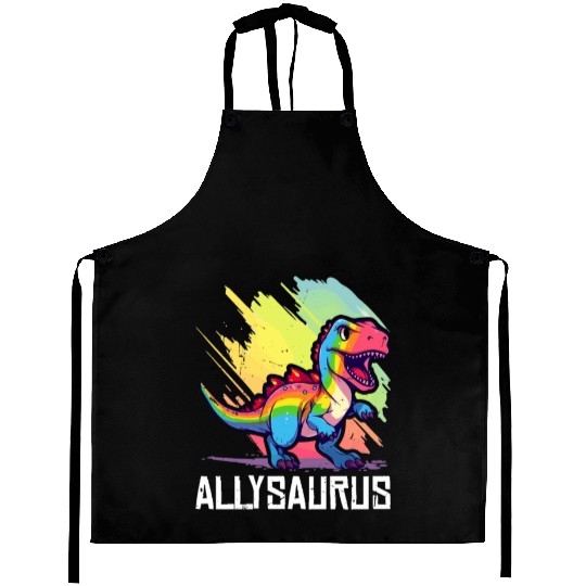 Dinosaur LGBT Transgender Lesbian Gay Community Aprons