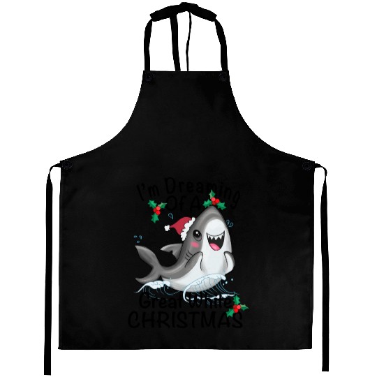 Great White Christmas Aprons