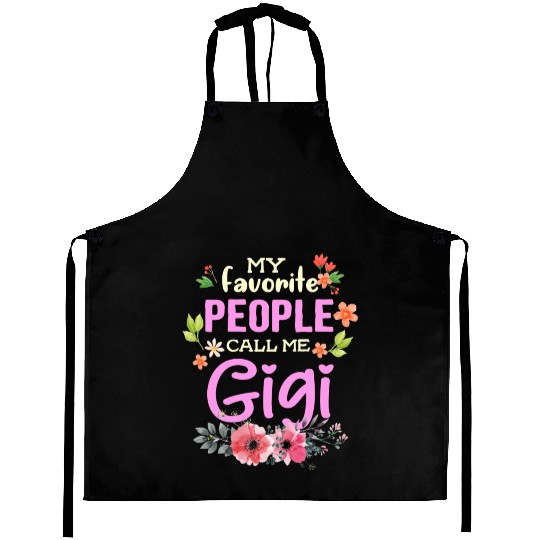 My Favorite People Call Me Gigi Aprons