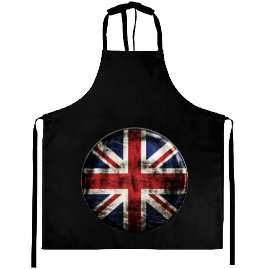 Union Jack Vintage Distressed Aprons
