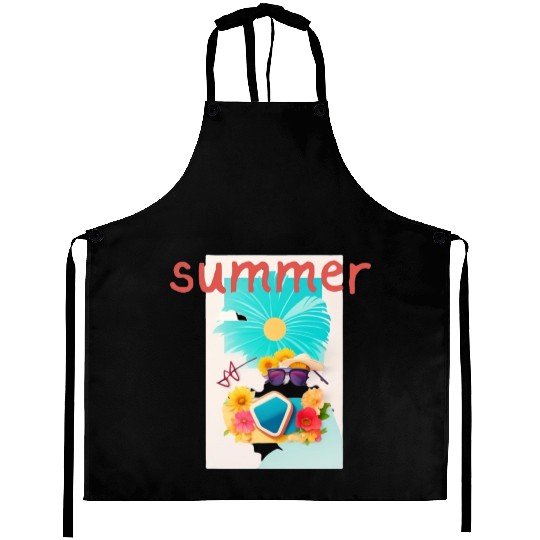 Summer Vibes Aprons - Embrace the Sun with Style