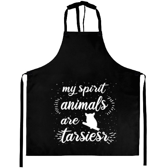 My Spirit Animal Tarsier Vintage Love Monkey Aprons