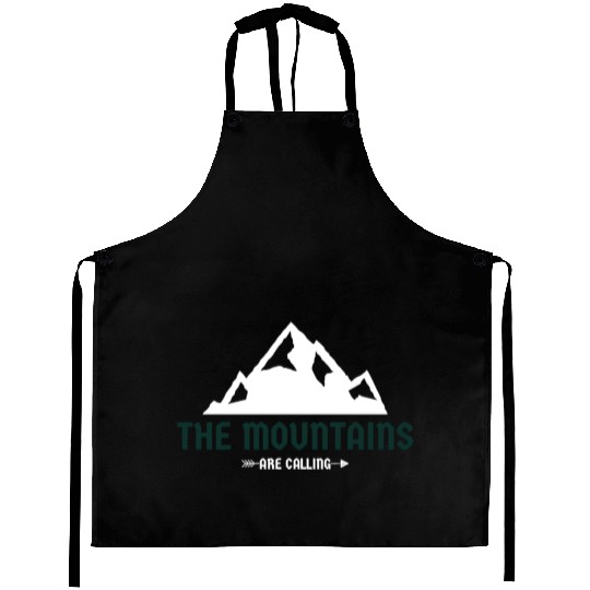 The Mountains Are Calling Aprons