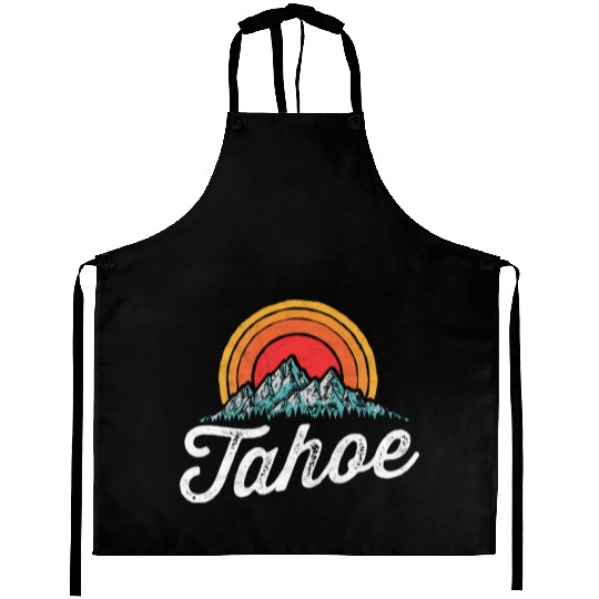 Lake Tahoe Mountain 80s Aprons